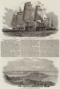 Het late marineoverzicht, gezien vanaf Bembridge Down, Isle of Wight